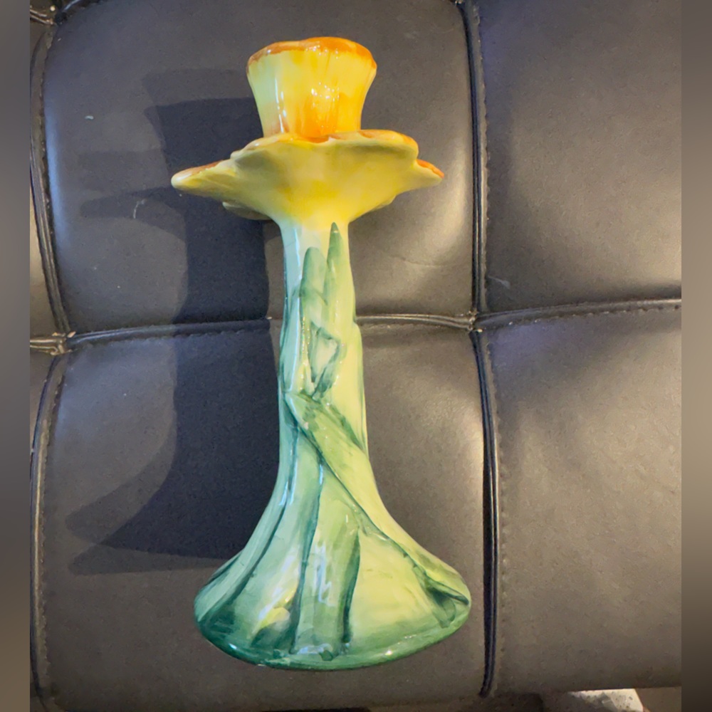 Made in Italy Daffodil candlestick holder. Lord & Taylor